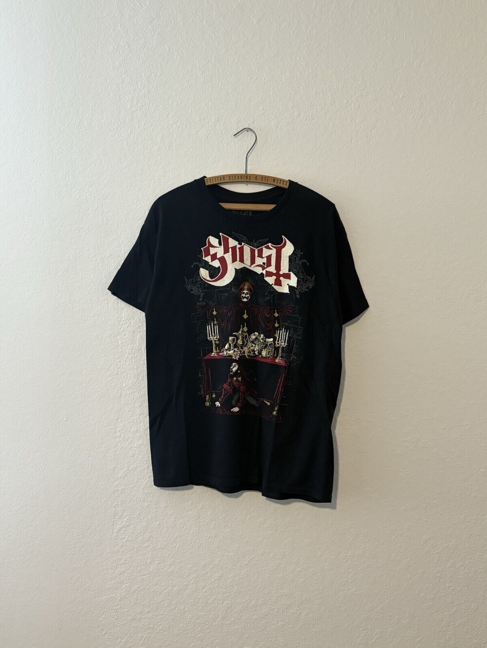 Ghost Y2K Music Band Graphic Short Sleeve Black T-Shirt Size Men’s Large